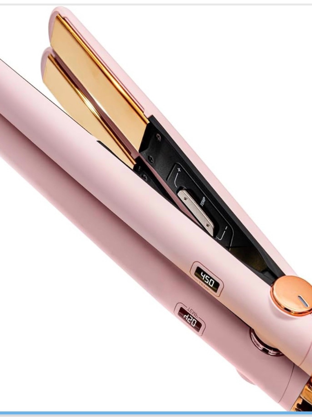 TYMO Flat Iron Hair Straightener and Curler 2 in 1 with 10s Fast Heating
